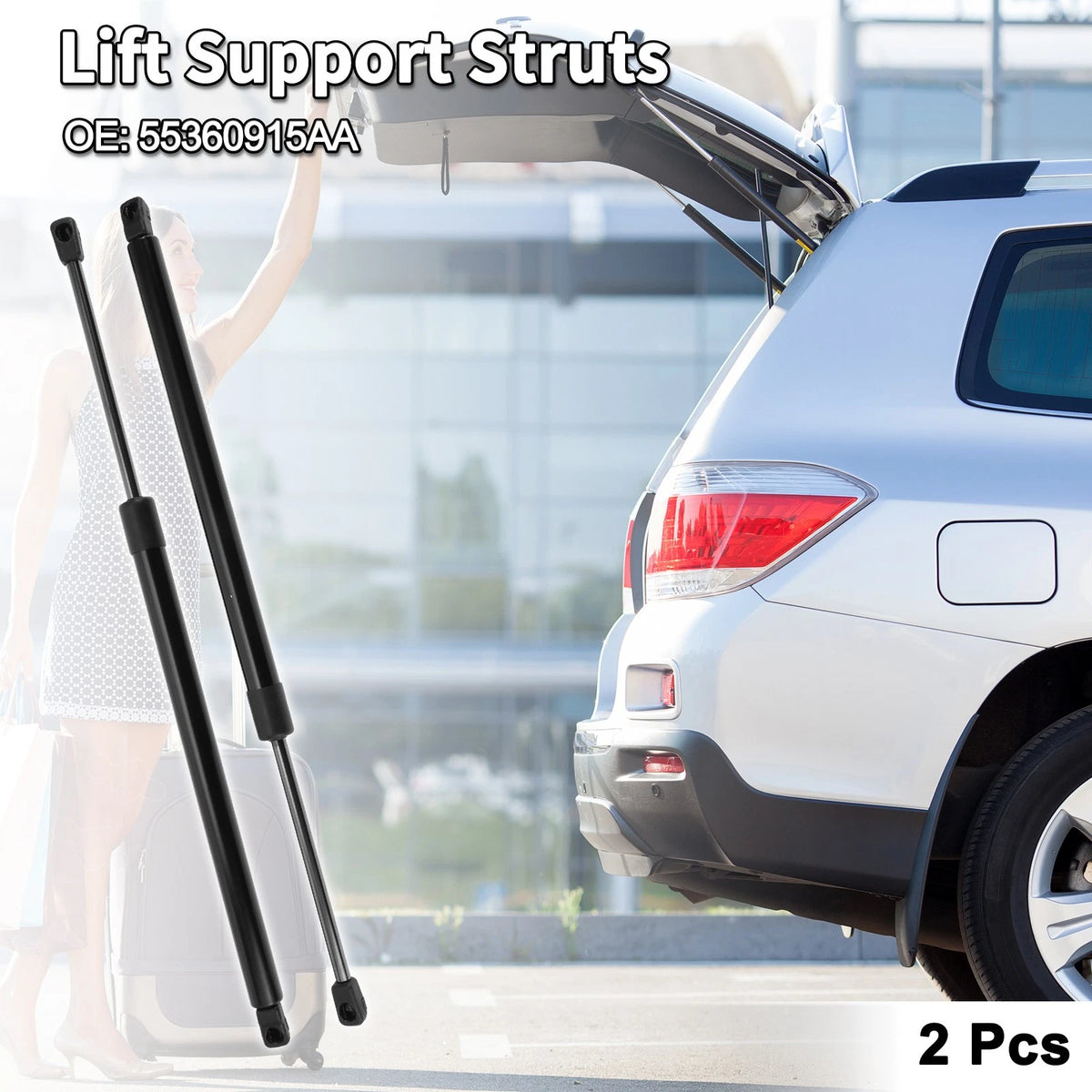 Rear Hatch Lift Supports Struts for Dodge Nitro Sport Utility
