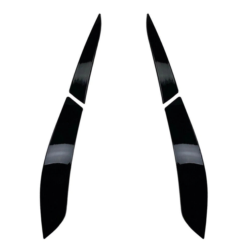 Rear Tail Light Eyebrow Cover Trim for VW Golf 6 MK6 2008-2013 Glossy Black