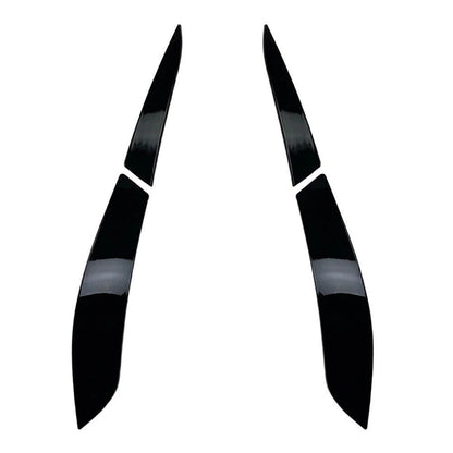 Rear Tail Light Eyebrow Cover Trim for VW Golf 6 MK6 2008-2013 Glossy Black
