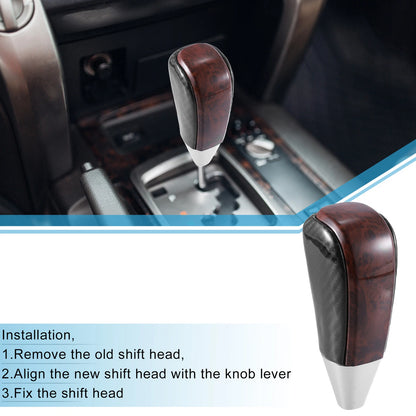 Gear Shift Knob for Toyota Land Cruiser 2016-2021 Black Brown