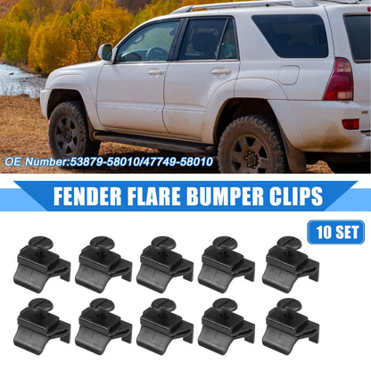 10 x Front Fender Bumper Cover Clip and Pin for Toyota Camry (2004–2011)