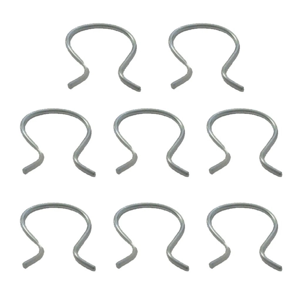 8 x Horseshoe Clips Zinc Plated for Chevrolet Buick Pontiac