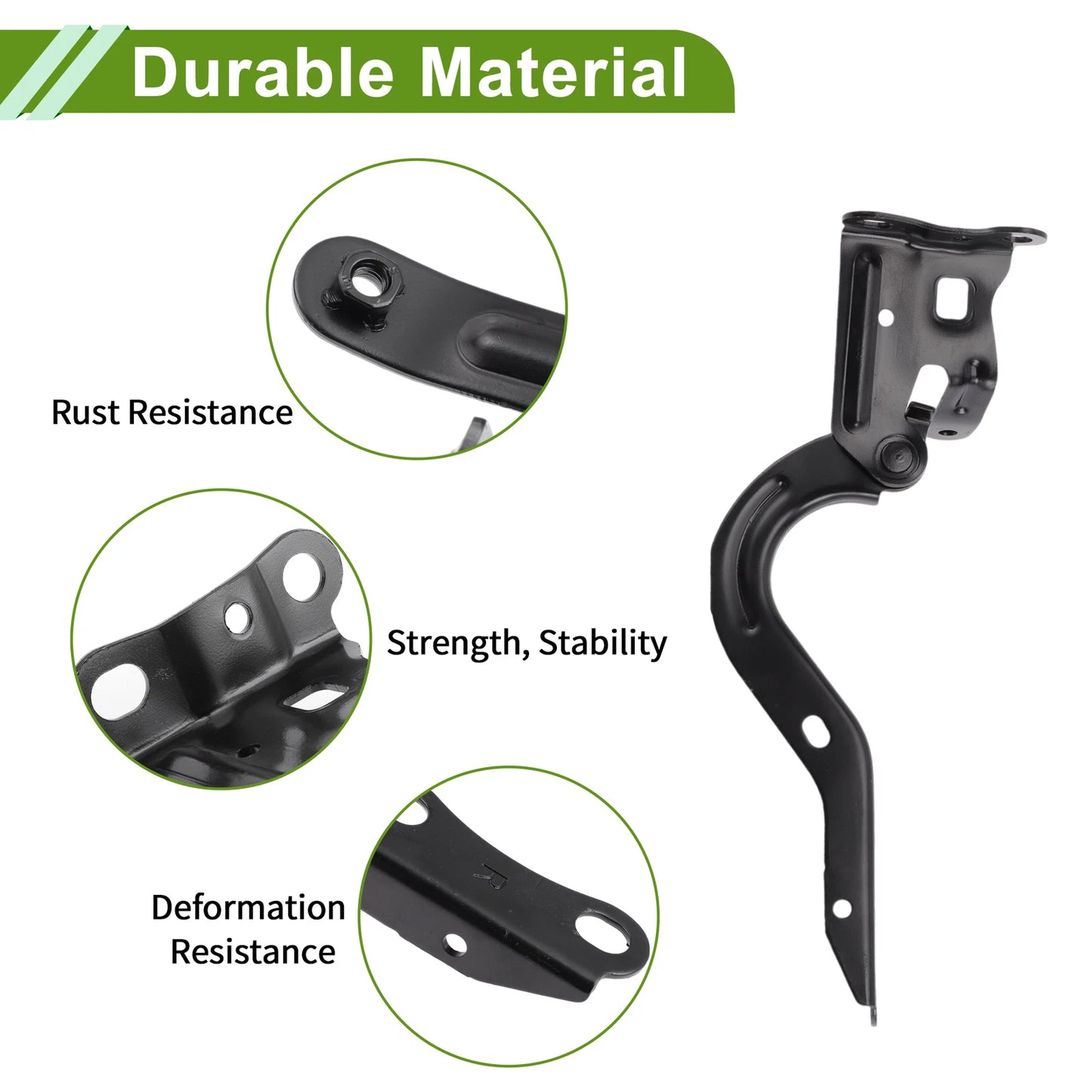 Bonnet Hinges for Toyota Corolla 2020-2022 Front Bonnet Bracket - 1 Pair