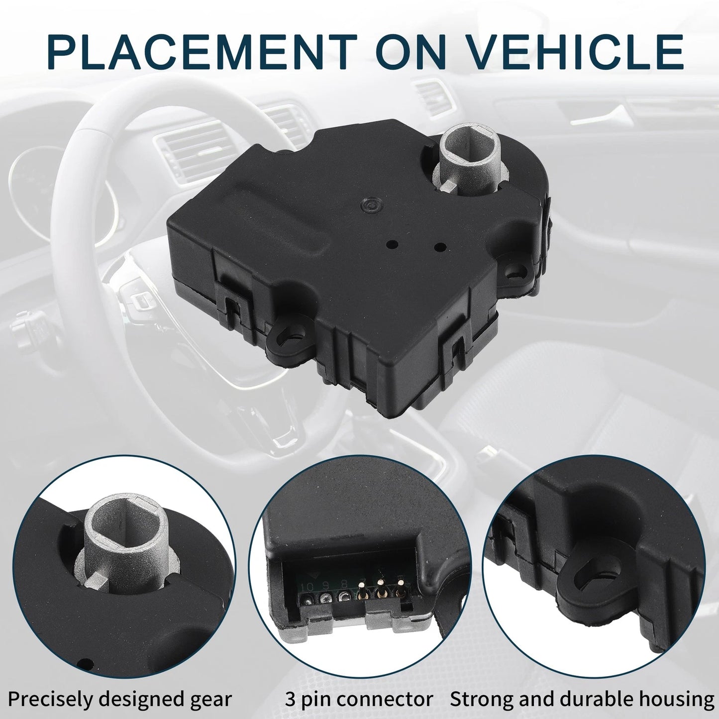 HVAC Heater Blend Door Actuator for Buick Rainier (2004–2007)