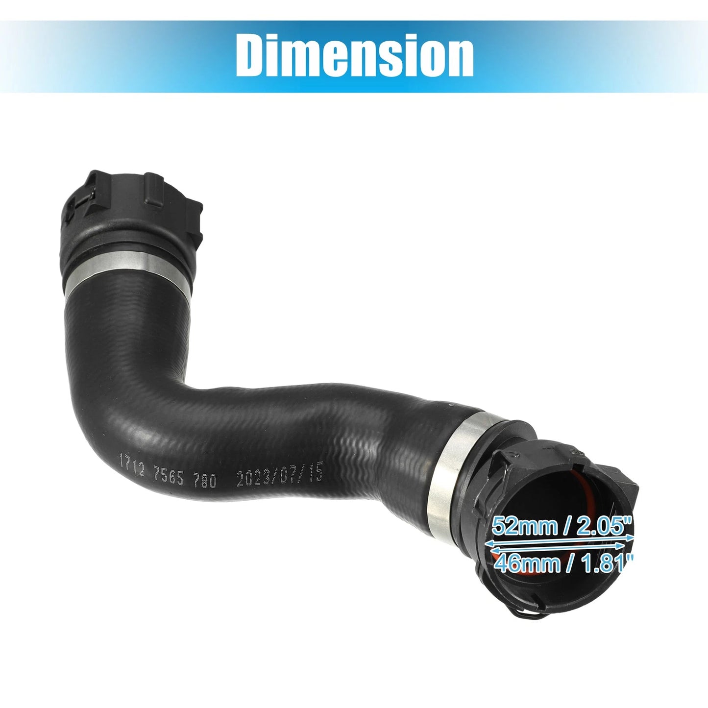 Lower Engine Radiator Coolant Hose for BMW 525xi (2006-2007)