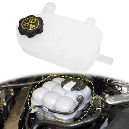 1 Set Coolant Radiator Reservoir Tank Coolant Bottle with Cap for Buick