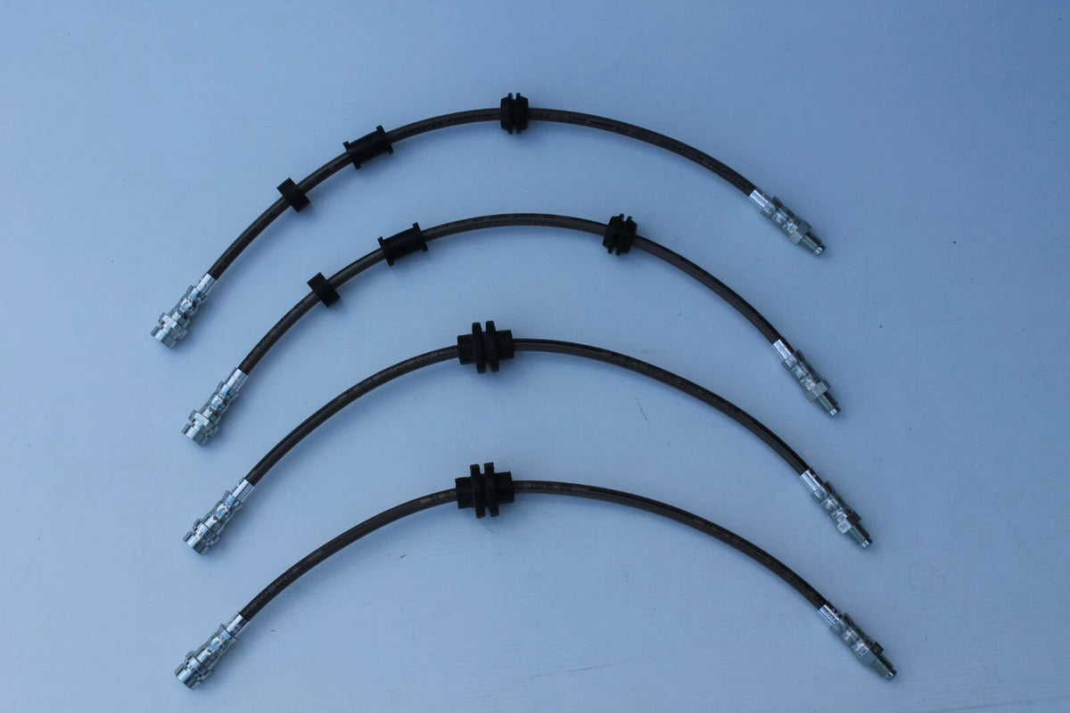 Braided Brake Hose Set (4) for Ford Focus LV XR5 2.5L (2003-2011)