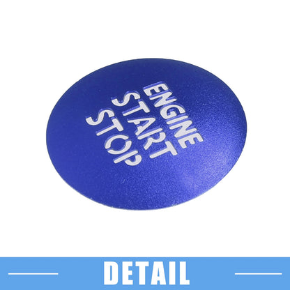 Engine Start Stop Ignition Button Cover for Toyota Tacoma (2016-2021) Blue