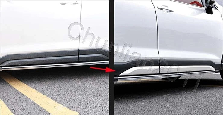 Steel Body Door Sill Molding Cover Trim for Subaru Forester (2019-2023)