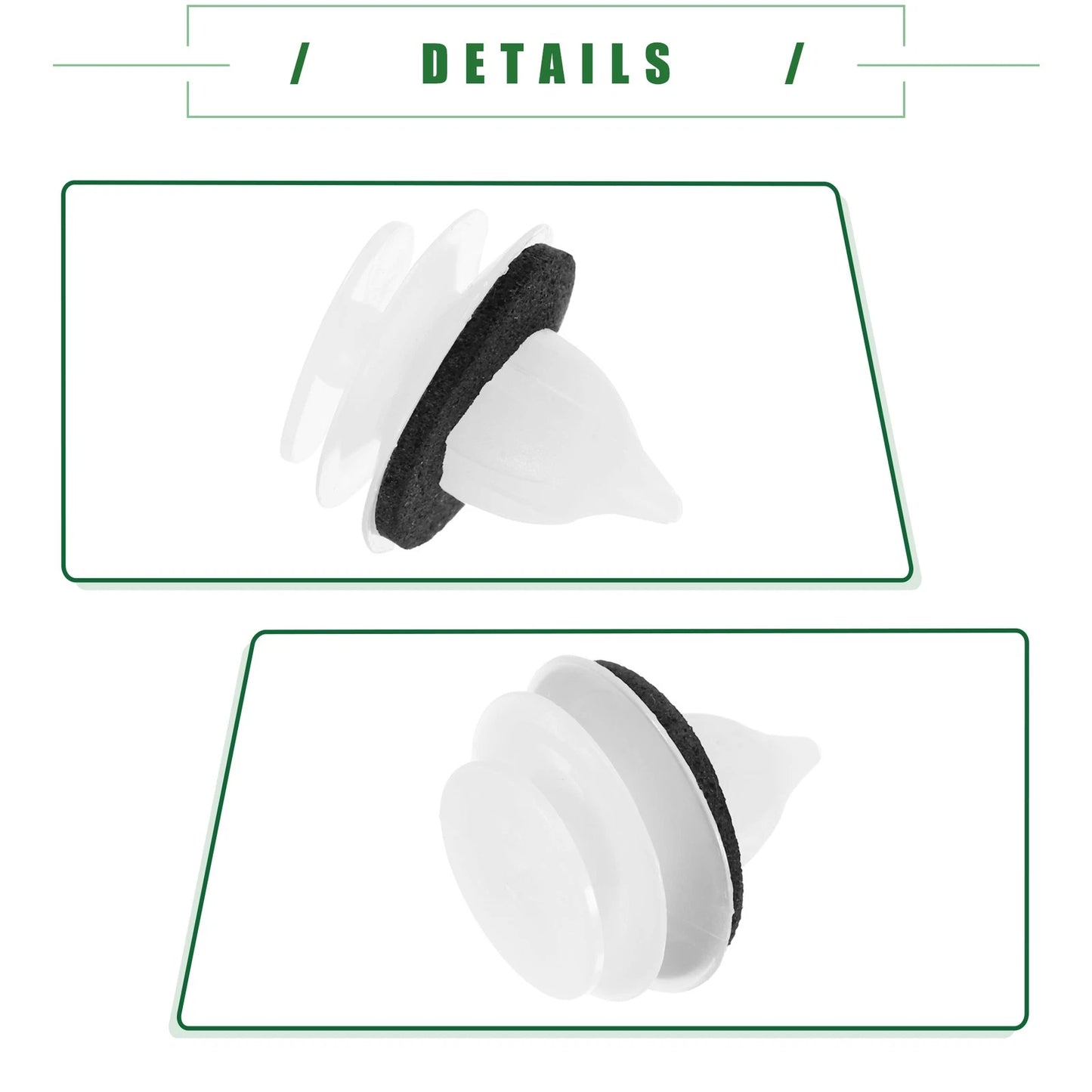 10 Pcs Door Trim Panel Clips for Mazda 3 (2004-2009)