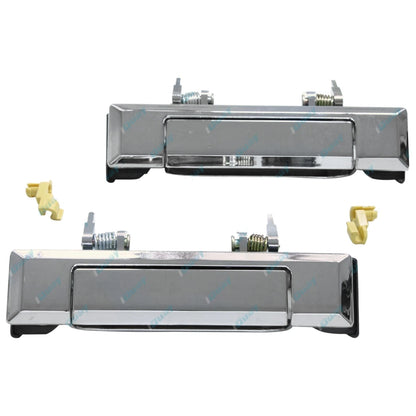 Chrome Door Handles Pair Set for Toyota Landcruiser 60/70/75/78/79 Series (80-07)