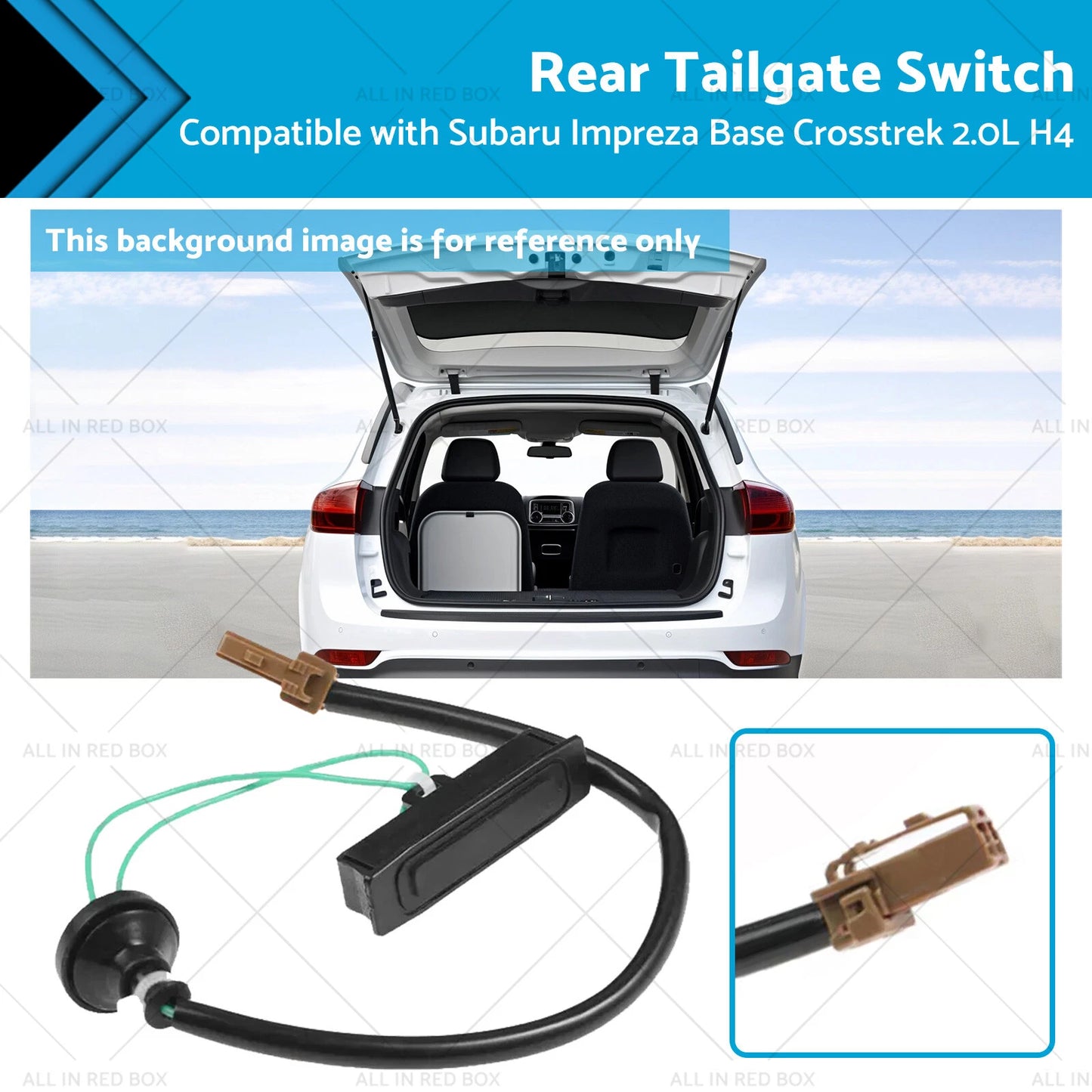 Rear Tailgate Switch for Subaru Impreza, Crosstrek 2.0L H4 (2012-2017)