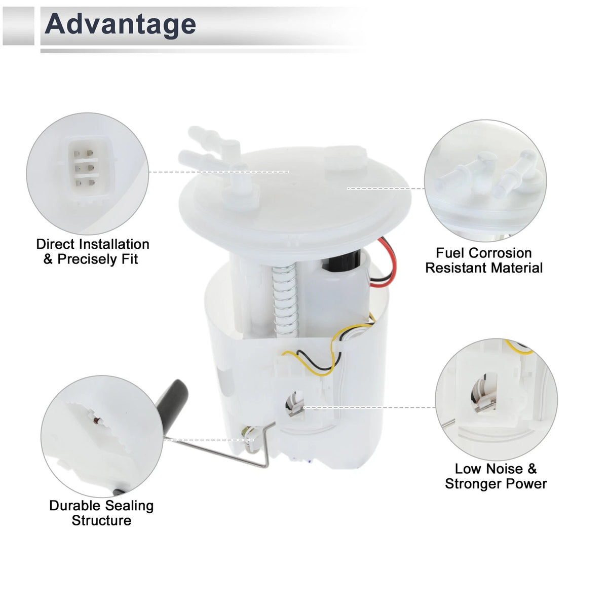 Fuel Pump Assembly for Subaru Outback Legacy 2010-2011 H4 2.5L Gas