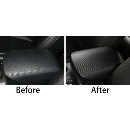 Faux Leather Carbon Grain Armrest Cover for Ford Explorer (2011-2019)