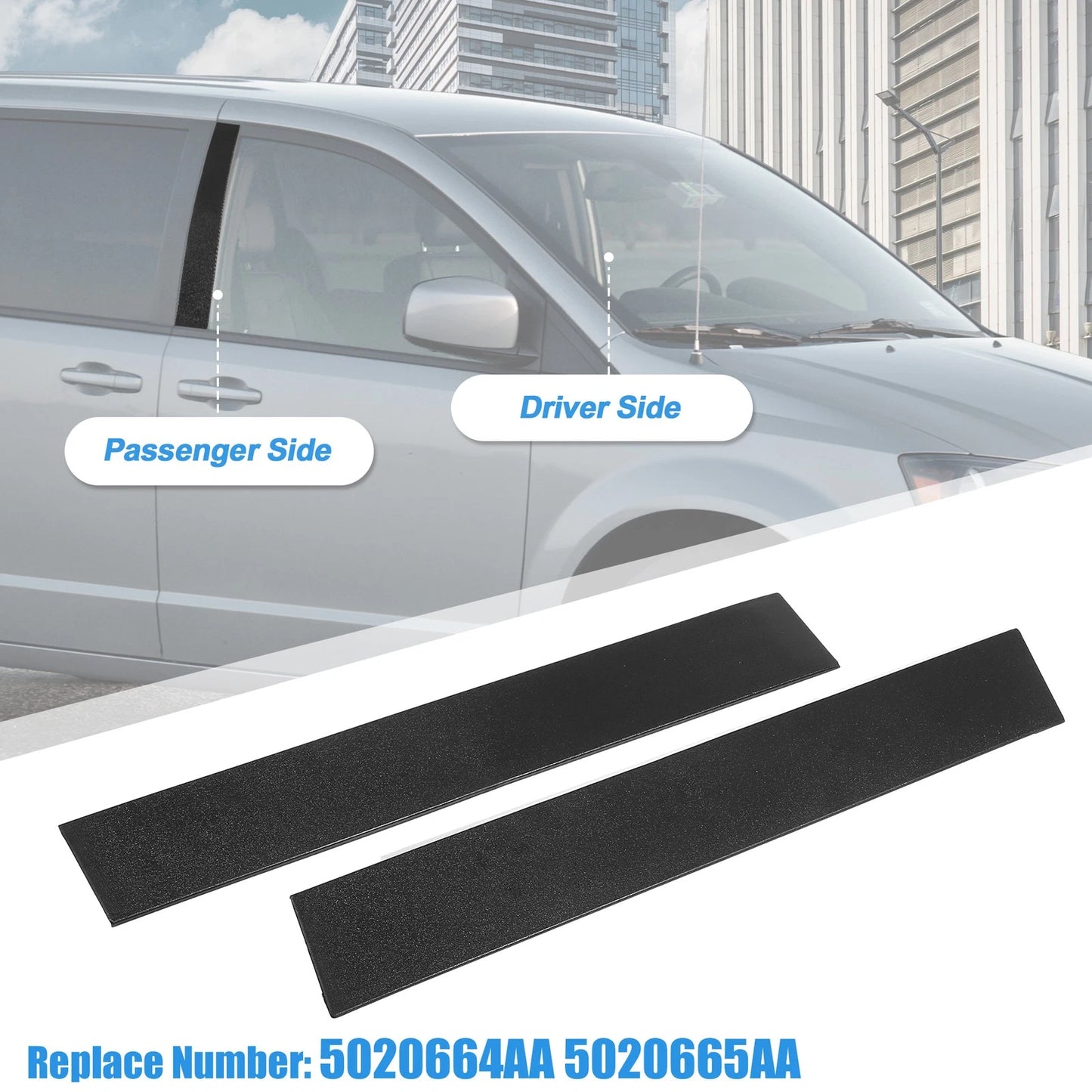 Windshield B Pillar Trim for Chrysler Town Country (2008-2016)