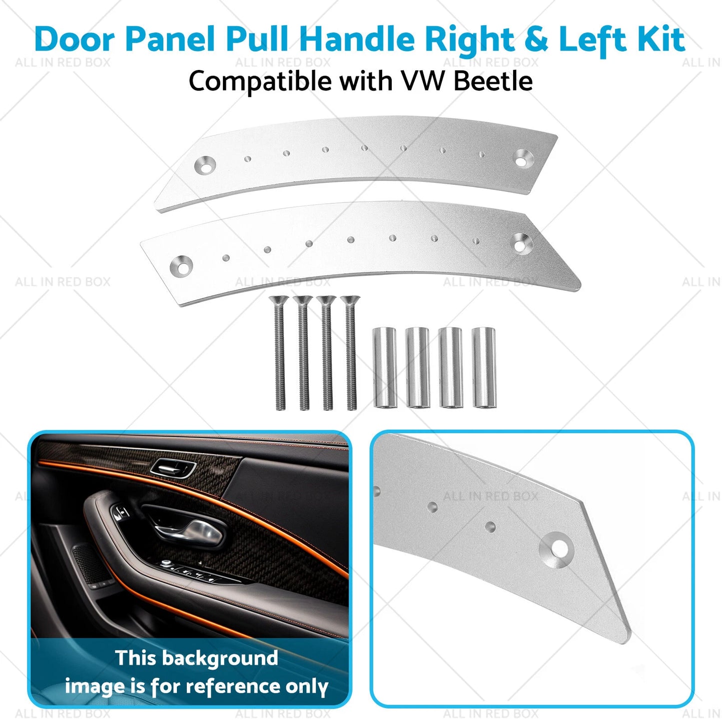 Aluminum Door Panel Pull Handle Kit  Right & Left for VW Beetle (1998-2010)