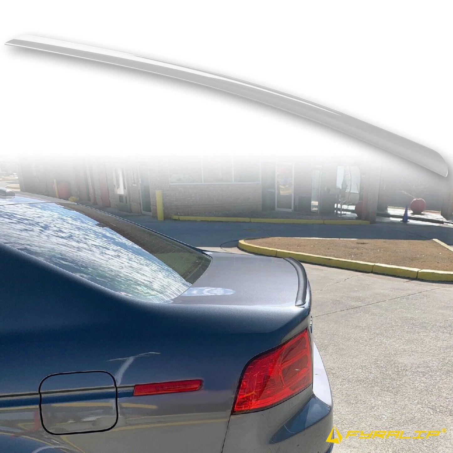 Boot Lip Spoiler for Honda TL (2004-2008) Satin Silver