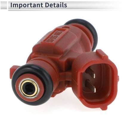 Fuel Injector for Nissan Sentra 1.8 (2000-2002) 1 Pc Wine Red