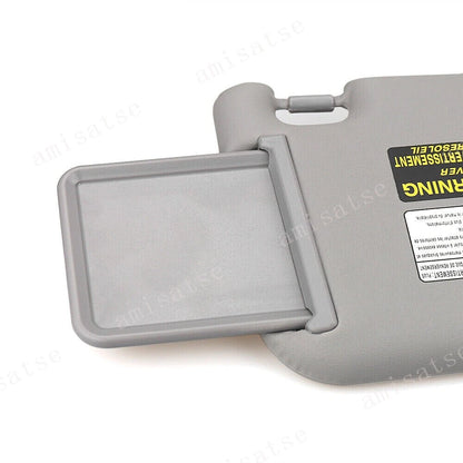 Gray Left Driver Side Sun Visor for Toyota RAV4 (2006-2013)