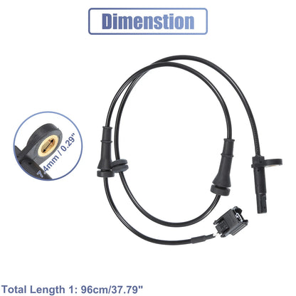 Front Left Right ABS Wheel Speed Sensor for Nissan