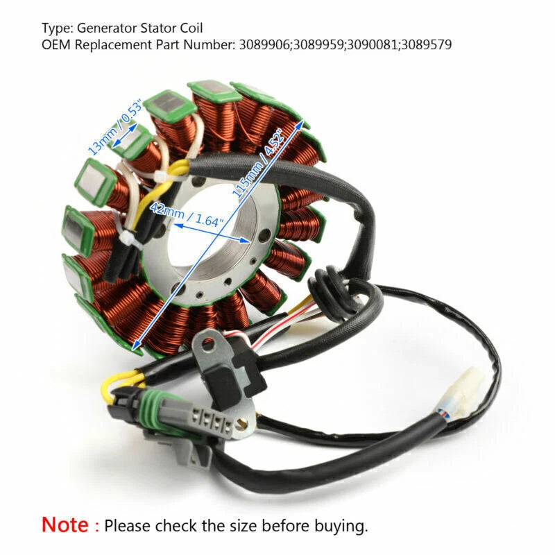 Stator Coil for Polaris Sportsman 500, Ranger Crew (2000-2023)