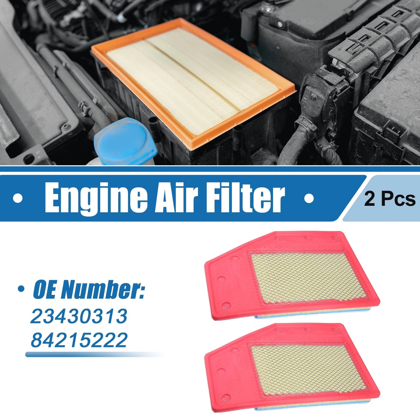 Engine Air Filter for Chevrolet Malibu 2.0L (2016-2022)