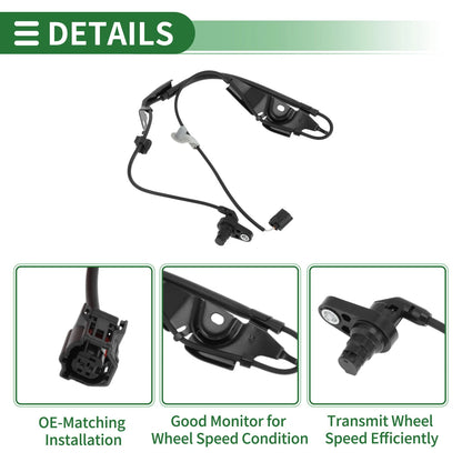ABS Wheel Speed Sensor for Lexus ES300h (2013-2017) - 1 x Sensor
