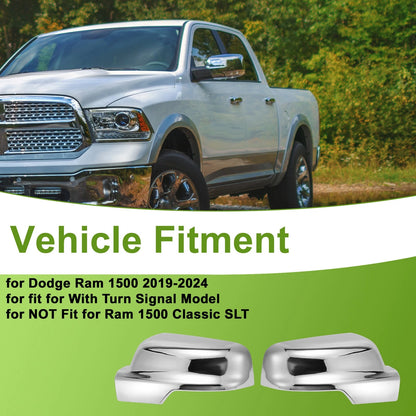 Mirror Cover Cap Electroplating Color for Dodge Ram 1500 (2019-2024)