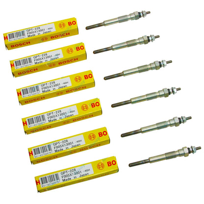 6 x 24V Diesel Glow Plugs for Toyota HZJ70 HZJ73 1HZ 4.2L (1990-1994)