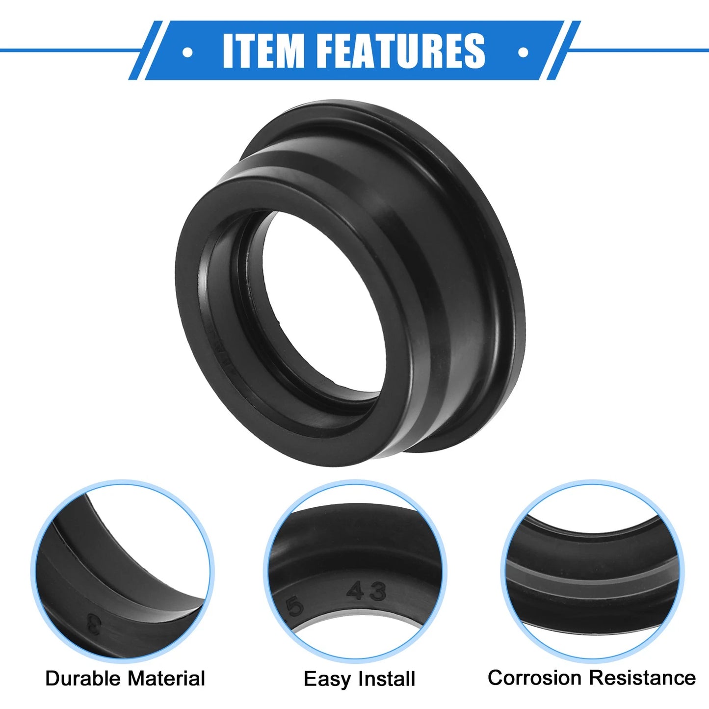 4 Pcs Crankshaft Oil Seal for Mitsubishi Eclipse (1995-1999)