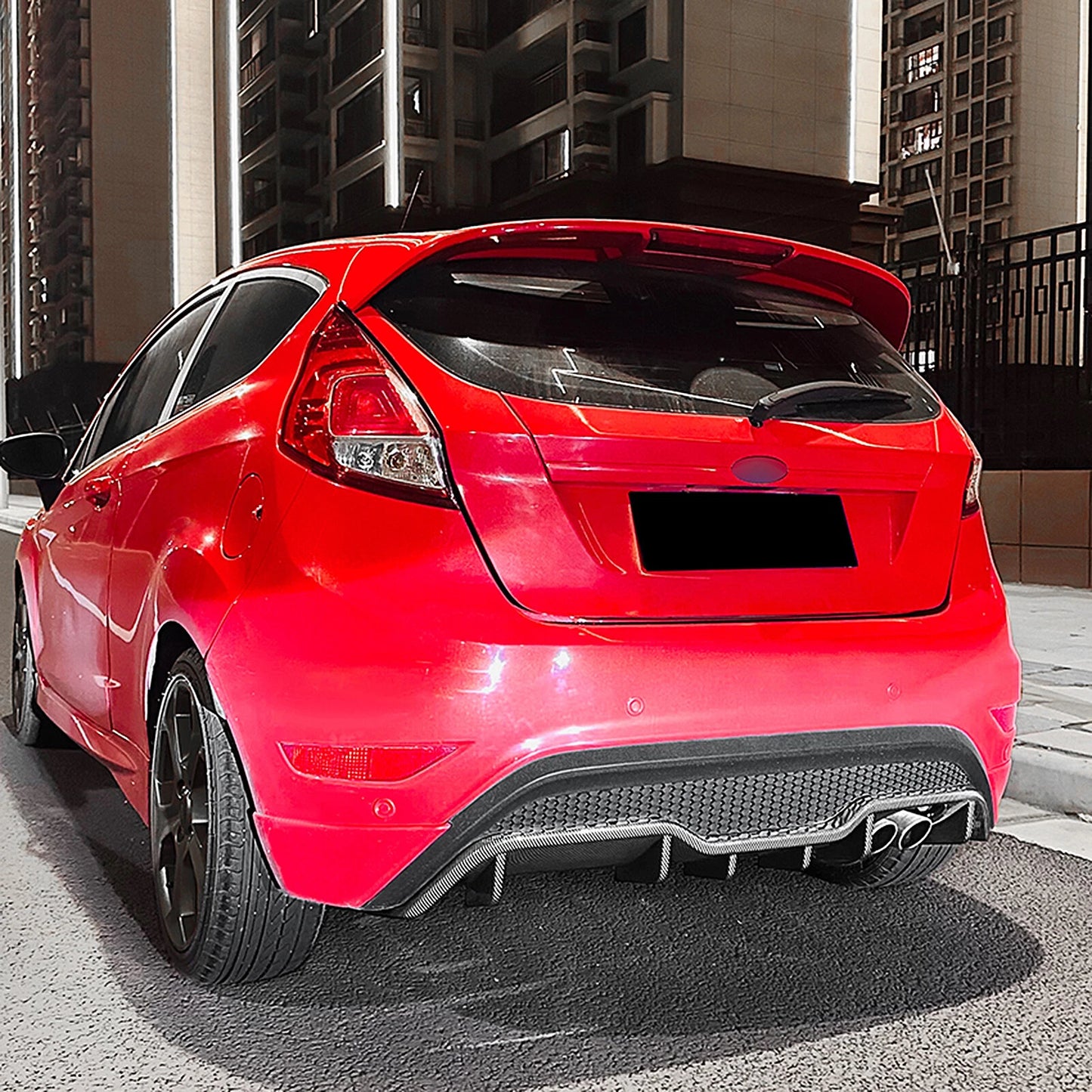 Rear Bumper Diffuser Lip for Ford Fiesta ST MK6 (2012-2017)