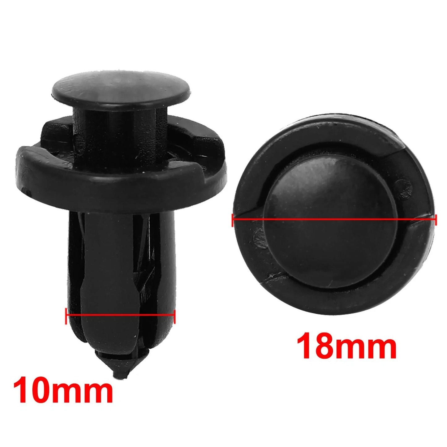 25pcs Bumper Push Rivet Clips for Honda