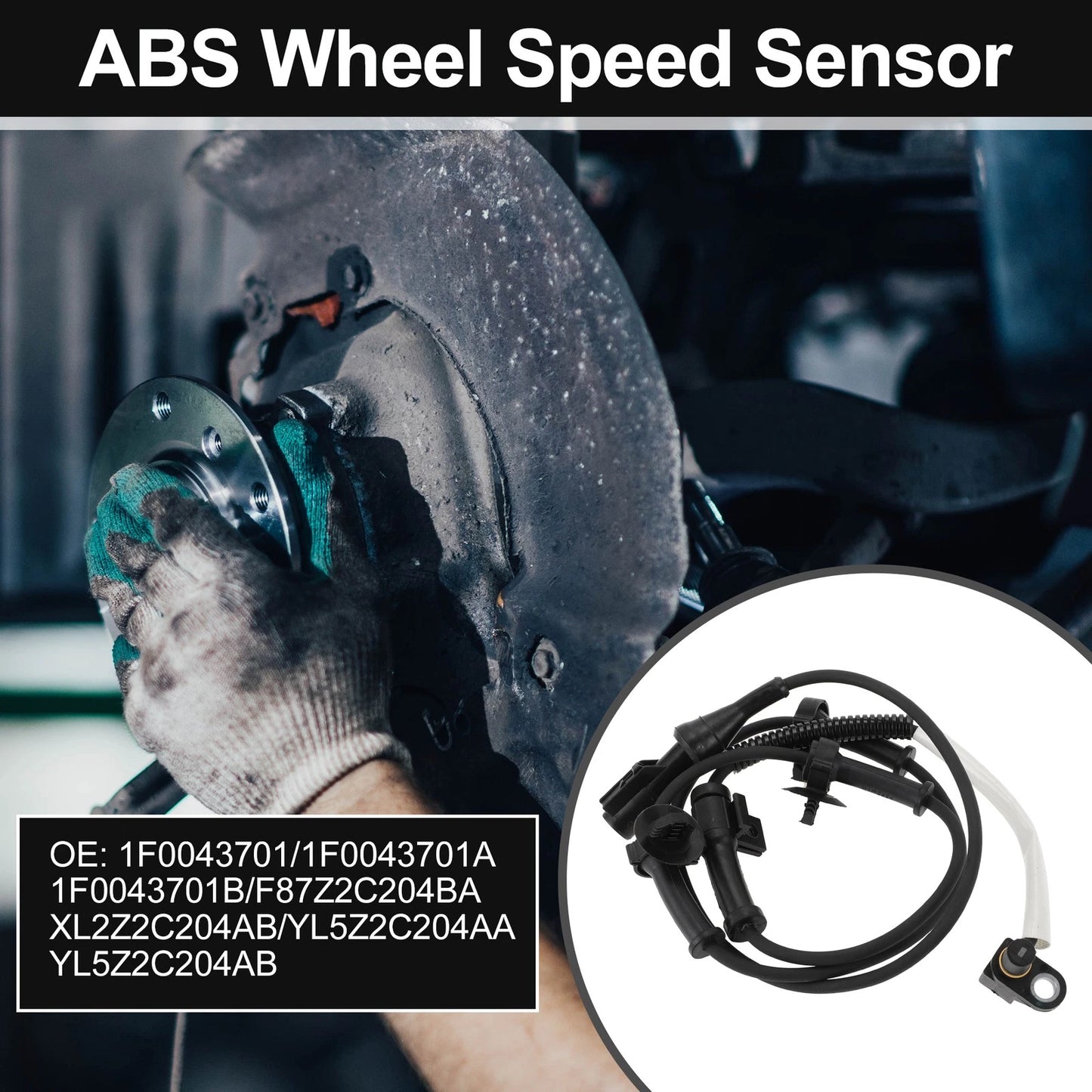 ABS Wheel Speed Sensor for Mazda (1 Pc Front Left/Right) (2004-2009)