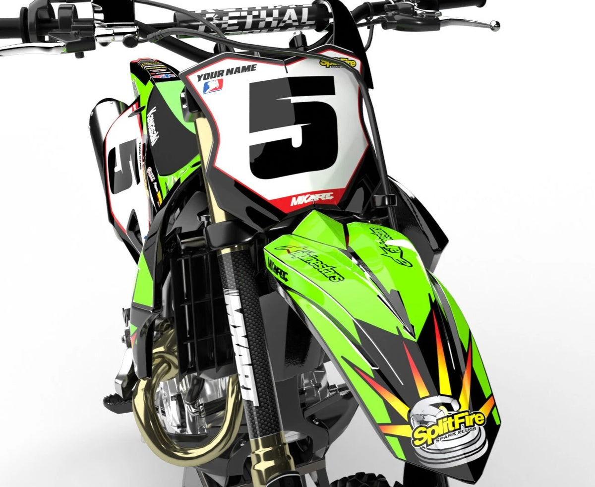 Sticker Kit for Kawasaki KX 450F RYTHM Style Decals (2016-2018)