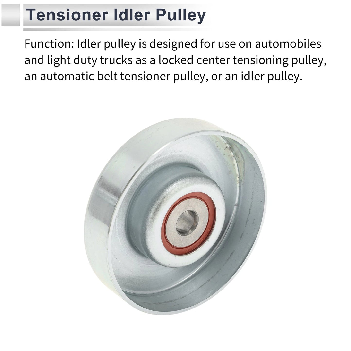 Drive Belt Idler Pulley for Toyota Yaris (1999-2005) 1 x Quality Replacement