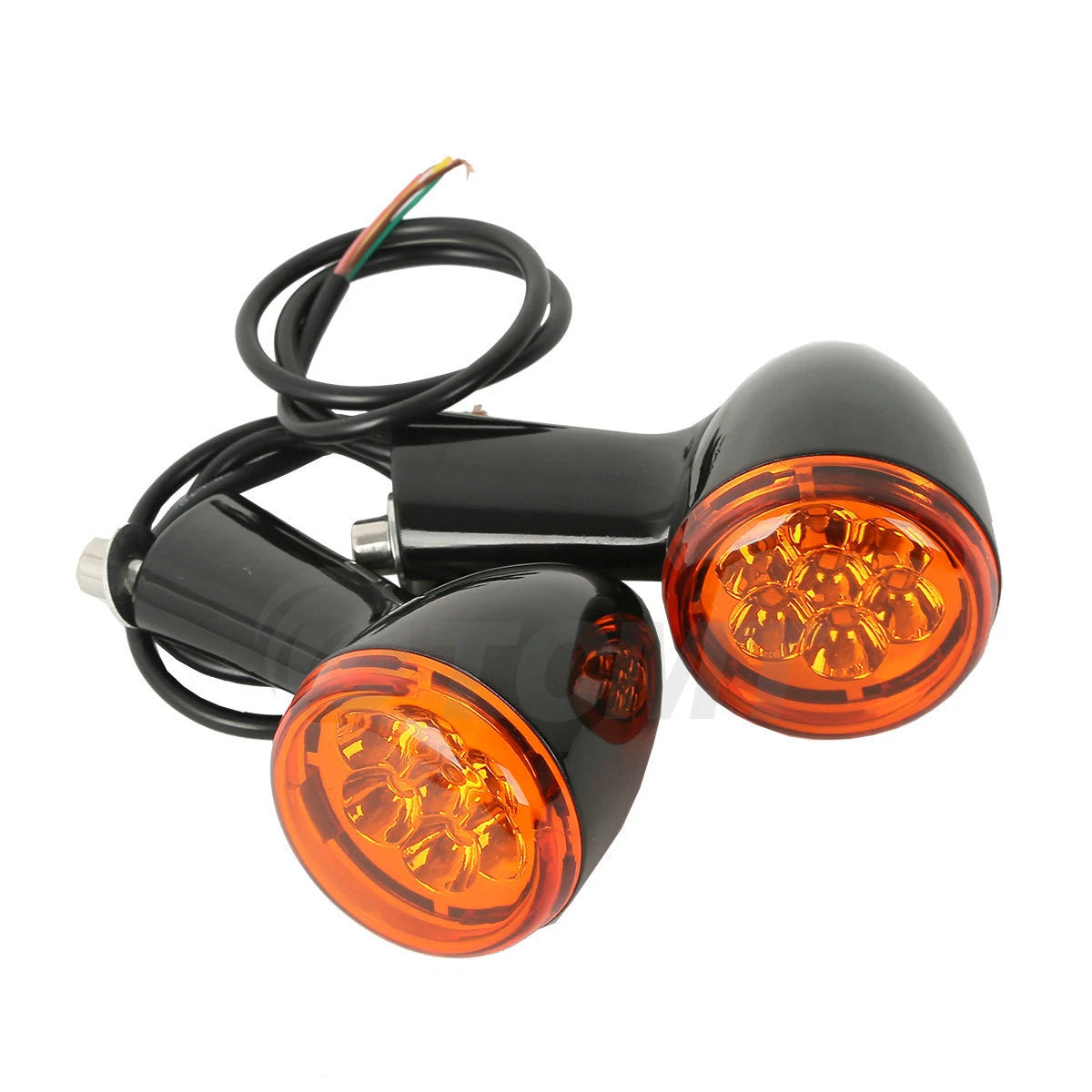 LED Turn Signal Lights w/ Bracket for Harley XL883 XL1200 Sportster (1992-2022)