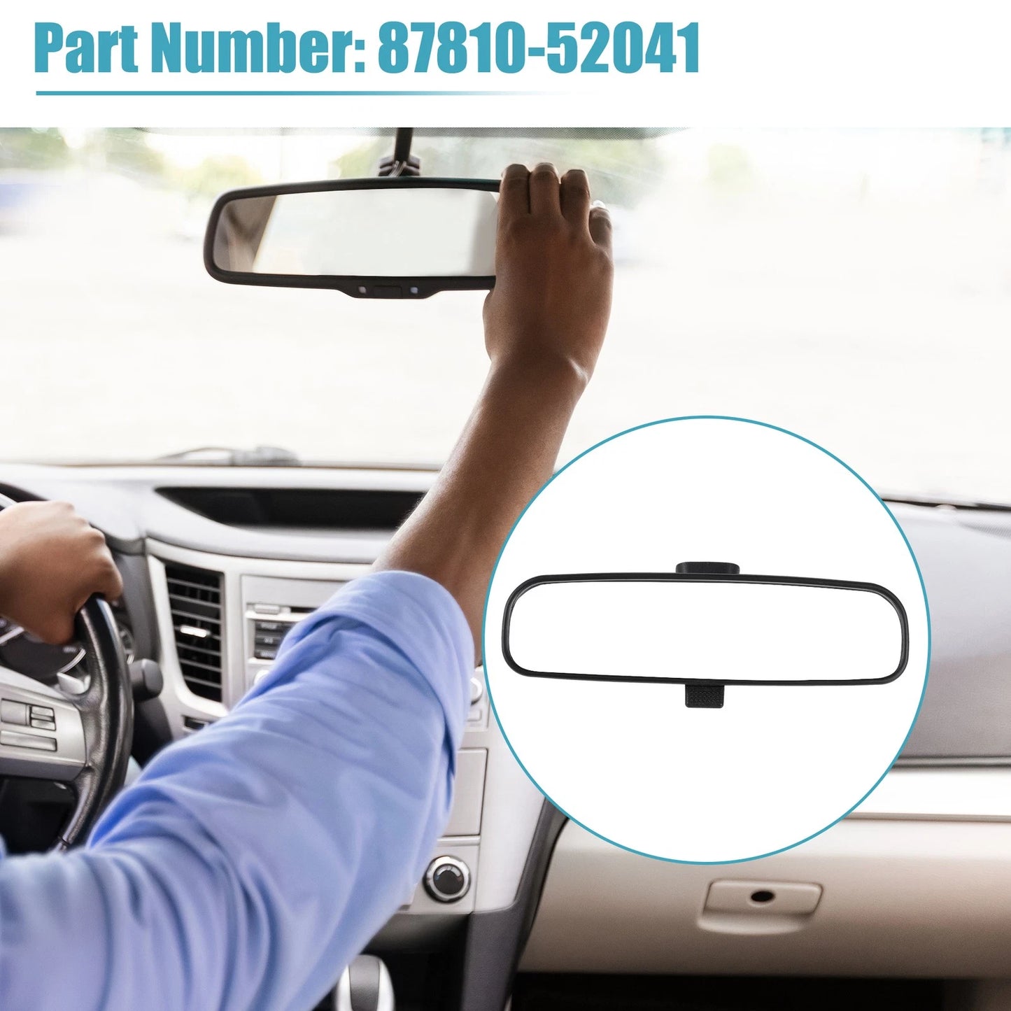 Inner Rearview Mirror for Toyota Corolla (2003-2008)