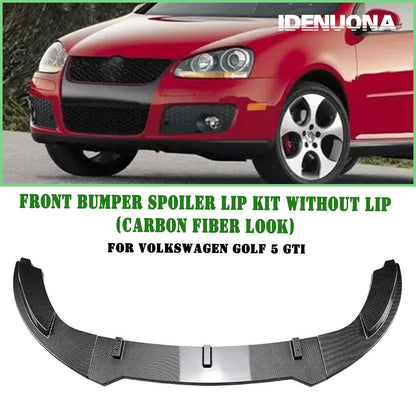 Front Bumper Spoiler Lip for VW Golf 5 GTI (2003-2009)