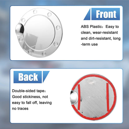 Fuel Tank Cover for Ford F-150 (2015-2020) Silver Tone