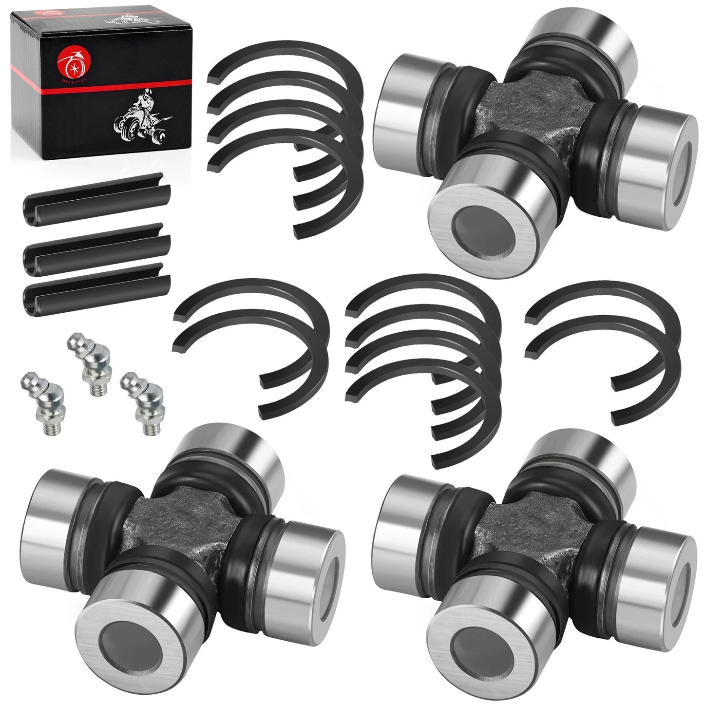 3xFront U-Joint Prop Shaft for Polaris Ranger Crew 570 800 900 1000 (2009–2014)