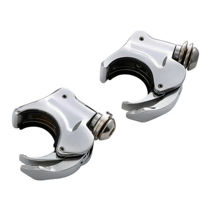 39mm 4 x Front Fork Windshield Clamps for Harley Sportster 883 1200 (2004-2023)