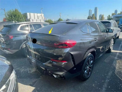 Unpainted ABS Rear Trunk Spoiler Wing for BMW X6 G06 (2020-2023)