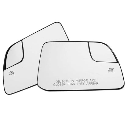 2 x Heated Exterior Mirror Glass for Ford Edge, Lincoln MKX (2011-2014)