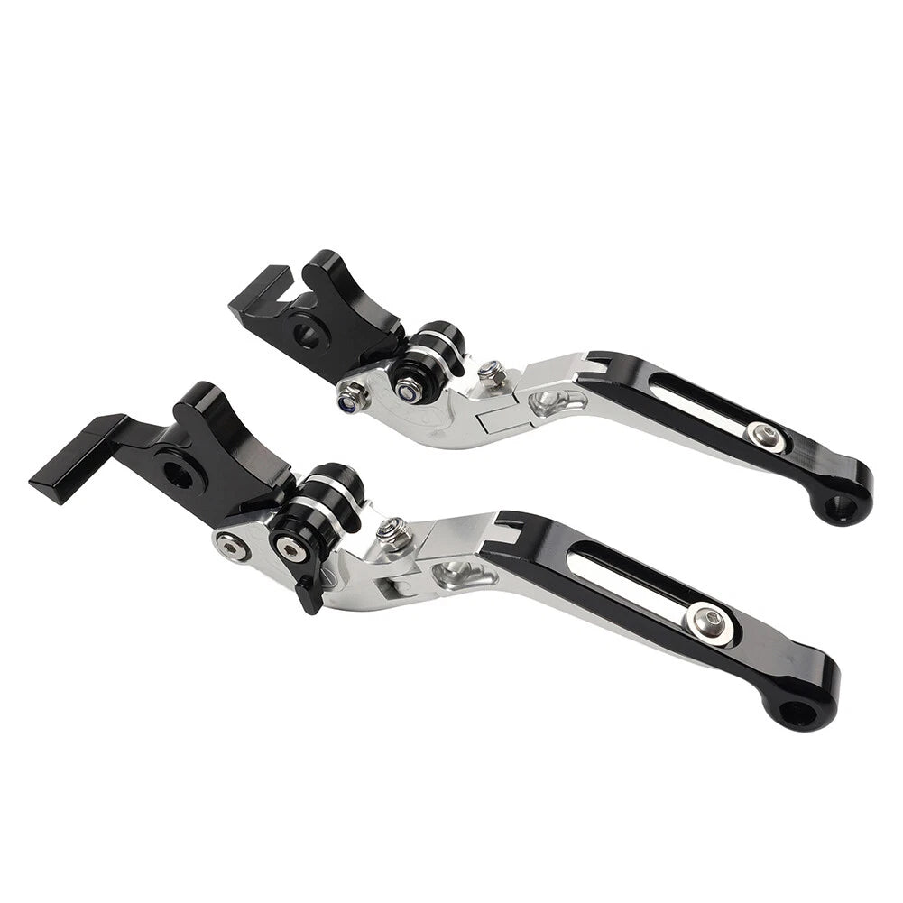 Silver CNC Extendable Brake Clutch Levers for BMW R1200/1250GS (2013-2020)