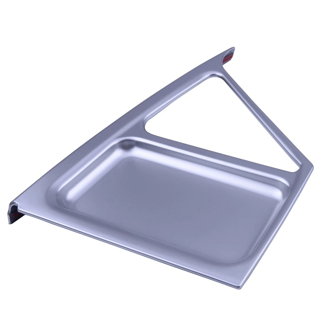 Silver Front Storage Box Trim Cover for Toyota RAV4 (2016-2018)