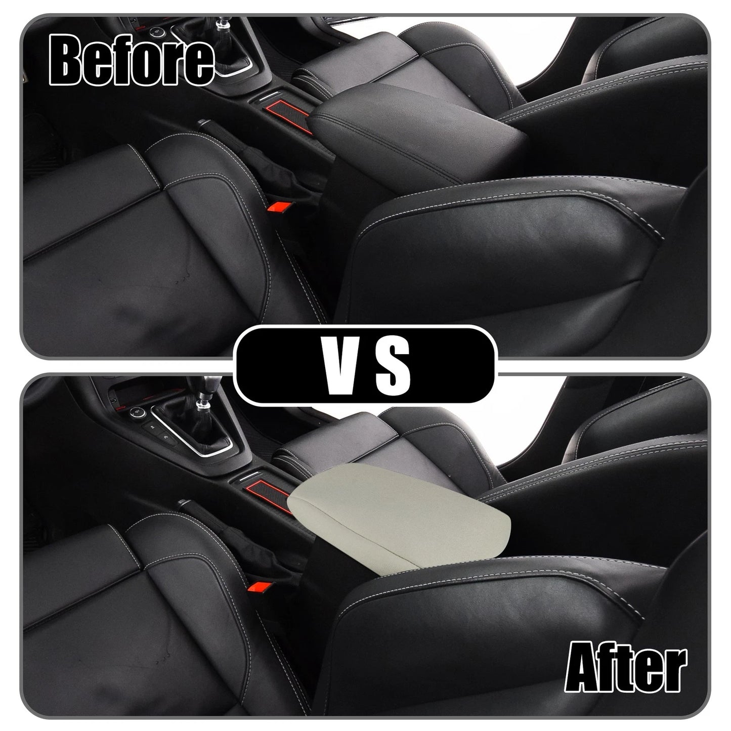 Center Console Lid Armrest Cover for Ford Focus (2010-2015)