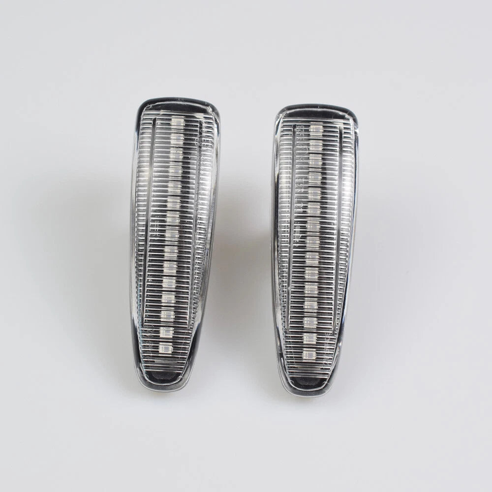 LED Fender Side Marker Turn Signal Light Clear for Mitsubishi Lancer EVO X (08-17)