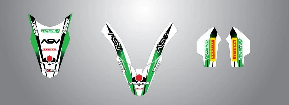 Sticker Kit for 2014 Kawasaki KX 85 - Storm Style Graphics