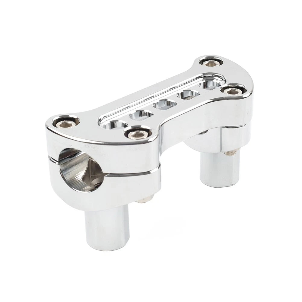 2" Straight Handlebar Riser & Top Clamp for Harley Dyna Touring Road Glide (2006-2023)