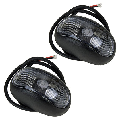 4 x Amber Red LED Clearance Lights for Trailer Truck